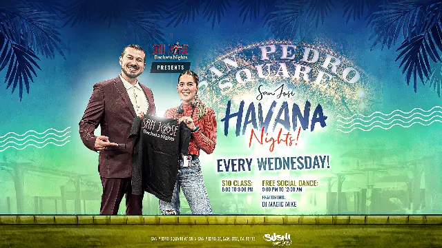 Poster for San Jose Havana Nights at Sushi Confidential on Wednesday, March  6
