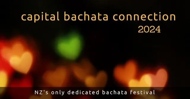 Poster for cbc presents 'capital bachata connection 2024' on Friday, September 27 by capital bachata collective