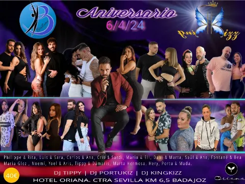 Poster for Aniversario Bailame & King kizz on Saturday, April  6