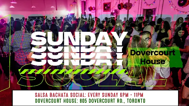 Poster for Salsa Bachata Social at Dovercourt on Sunday, March 10