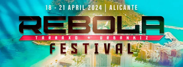 Poster for Rebola Tarraxo-Urbankiz Festival 2024 on Thursday, April 18 by EVENTOS BACHATA SPAIN SL
