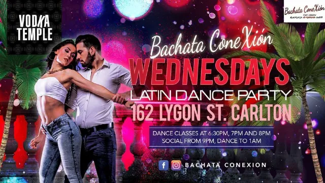 Poster for Bachata ConeXion 'Wednesdays' on Wednesday, February 14 by Bachata ConeXin