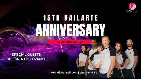 Poster for 15th BAILArte Anniversary on Friday, February 23