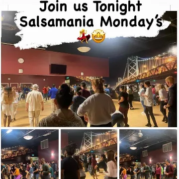 Poster for Monday Dance Classes and Social on Monday, December 11 by Salsamania Productions