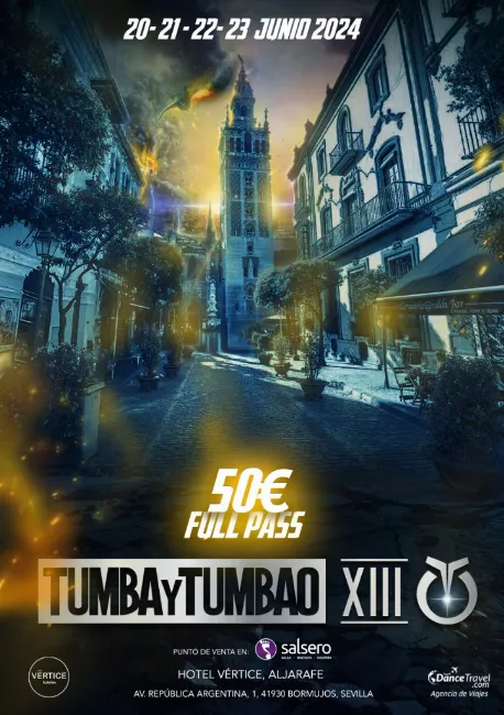 Poster for XIII TUMBA Y TUMBAO SALSA ON/off FESTIVAL on Thursday, June 20