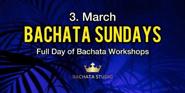 Poster for Bachata on Sundays (3.03.2024) on Sunday, March  3 by Bachata Studio Helsinki