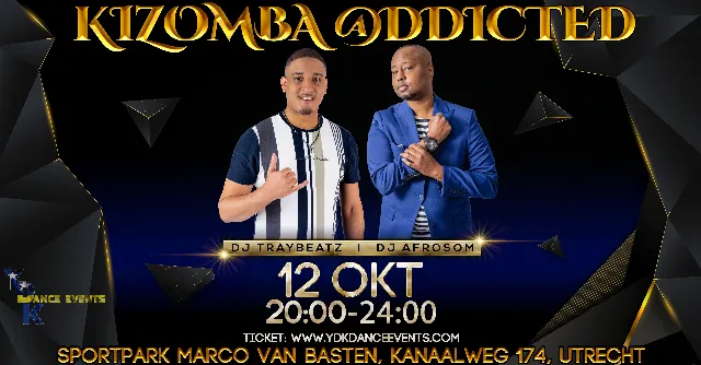 Poster for Thursday Social with DJ Traybeatz & DJ Afrosom on Thursday, October 12 by YDK Dance Events