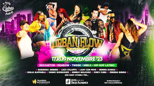 Poster for Urban Flow Dance Festival 2023 on Friday, November 17