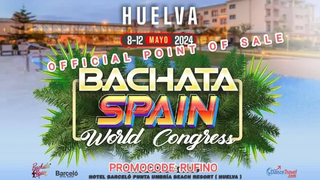 Poster for Bachata Spain 2024 - Official Point Of Sale on Wednesday, May  8