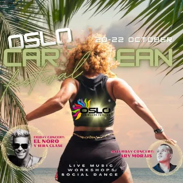 Poster for Oslo Caribbean Festival 2023 on Friday, October 20