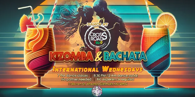 Poster for Kizomba & Bachata International Wednesdays on Wednesday, March  6