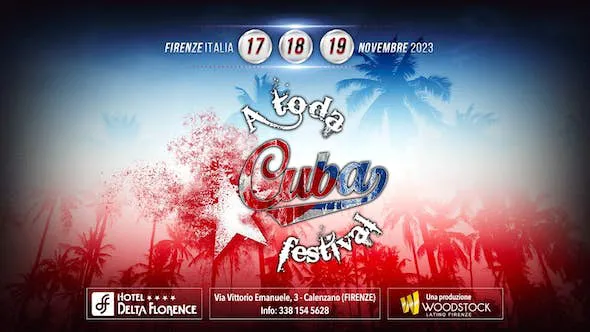 Poster for A Toda Cuba Festival on Friday, November 17