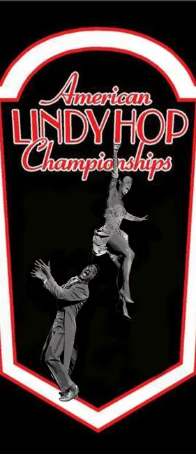 Poster for 2024 American Lindy Hop Championships on Friday, October 18 by The American Lindy Hop Championships