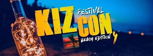 Poster for KizCon Beach Edition 4 Kizomba Festival on Wednesday, March 20 by LAMBDA REDEMPTION TEAM KIZOMBA (ART KIZ)