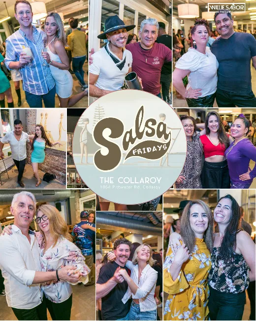Poster for Salsa Fridays at The Collaroy on Friday, October 27 by Willie Sabor