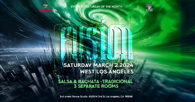 Poster for Fusion Social West LA “inception” on Saturday, March  2.