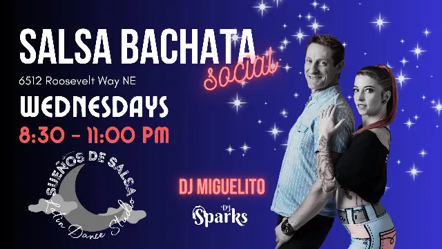 Poster for Sueños de Salsa Salsa y Bachata on Wednesday, February 28