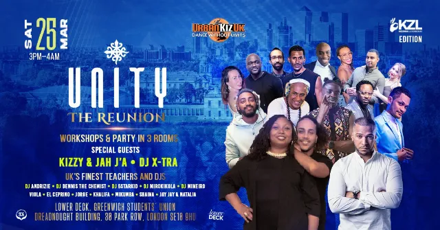 Poster for UNITY: The Reunion – KZL Edition on Saturday, March 25.