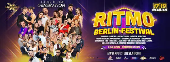 Poster for Xplosion RITMO BERLIN FESTIVAL 2024 on Friday, May 17