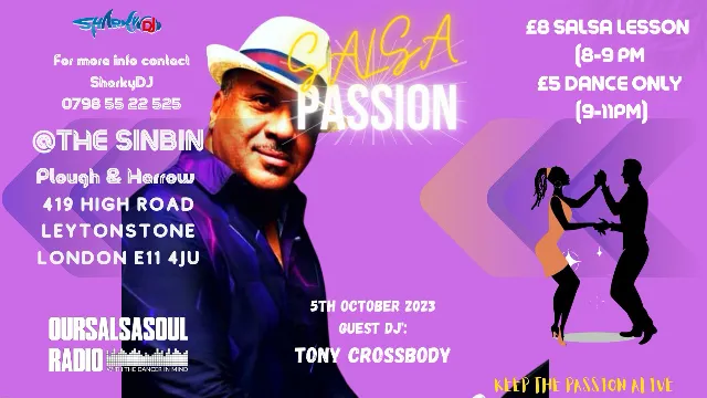 Poster for Salsa Passion on Thursday, October  5 by SharkyDJ
