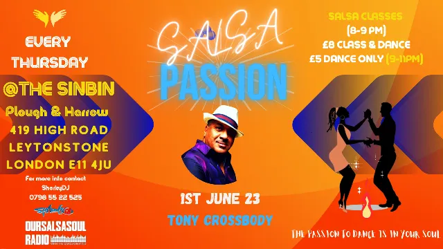 Poster for Salsa Passion on Thursday, June  1.