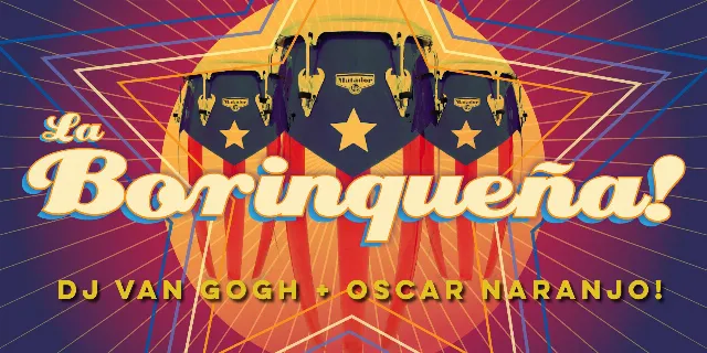 Poster for Salsa Saturday with La Borinqueña + DJ Van Gogh +Oscar Naranjo! on Saturday, March  2