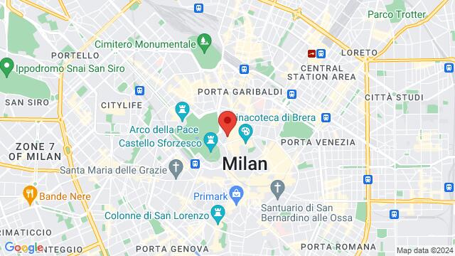 Map of the area around 27 Corso Garibaldi, 20121, Milano, LO, IT