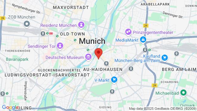 Map of the area around Hochstraße 8, 81669 München, Deutschland,Munich, Germany, Munich, BY, DE