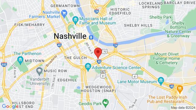 Map of the area around 818 3rd Ave S,Nashville,TN,United States, Nashville, TN, US