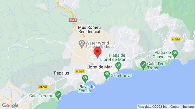 Map of the area around Av. del Rieral, 57, Lloret de Mar, Gerona