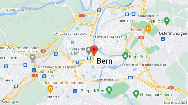 Map of the area around Aarbergergasse 61, 3011 Bern