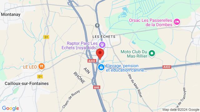 Map of the area around 160 Rue de Palverne, 01700 Miribel, France,Cailloux-sur-Fontaines, Villeurbanne, RH, FR