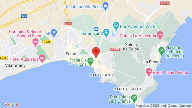 Map of the area around Carrer de Navarra, Salou, Tarragona