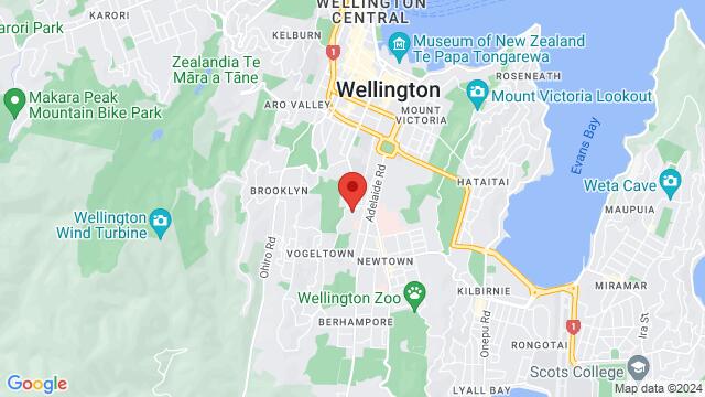 Map of the area around 11 Hutchison Road,Wellington, New Zealand, Wellington, WG, NZ
