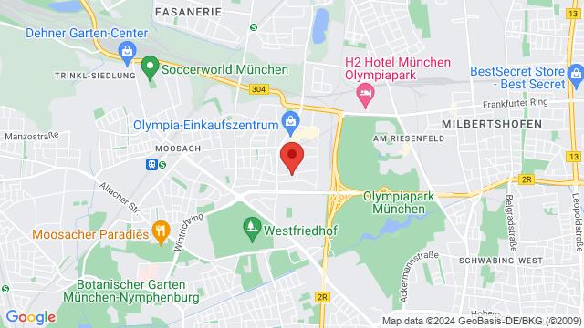 Map of the area around Gneisenaustraße 16, 80992 München, Deutschland,Munich, Germany, Munich, BY, DE