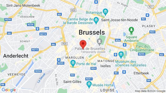Kaart van de omgeving van Rue Haute 72, 1000 Brussel, België,Brussels, Belgium, Brussels, BU, BE