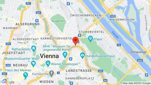 Mapa de la zona alrededor de 41 Untere Donaustraße, Wien, Wien, AT