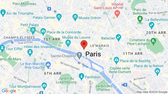 Map of the area around 18 Rue Saint Denis 75001 Paris