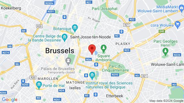 Mapa de la zona alrededor de Filips de Goedestraat 15, 1000 Brussel, België,Brussels, Belgium, Brussels, BU, BE