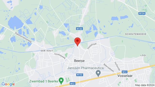 Map of the area around GC 't Heilaar Heilaarstraat 35 2340 Beerse