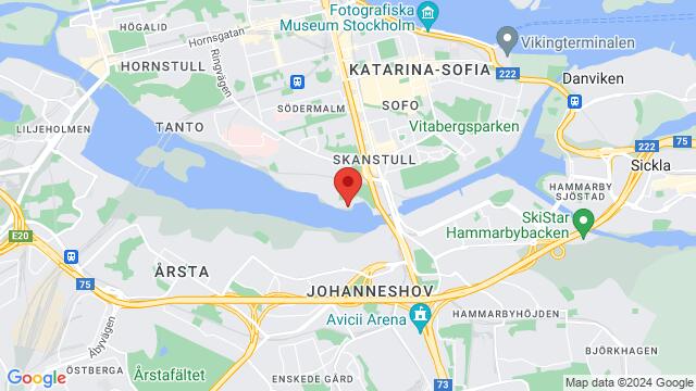 Carte des environs Hammarby Slussväg 15, SE-118 60 Stockholm, Sverige,Stockholm, Sweden, Stockholm, ST, SE