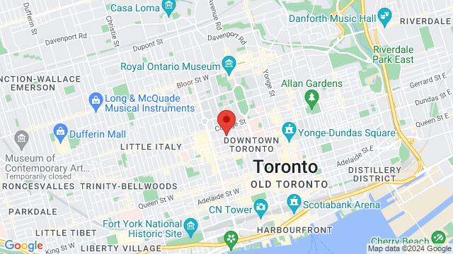 Map of the area around 206 Beverley St, Toronto, ON M5T 1Z3, Canada,Toronto, Ontario, Toronto, ON, CA