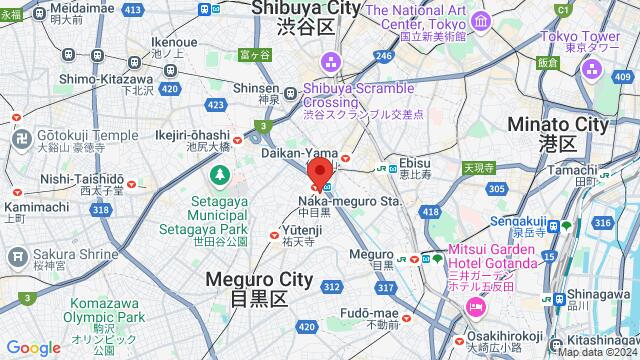 Map of the area around 上目黒2-1-3,Meguro,Tokyo,Japan, Shibuya City, TY, JP