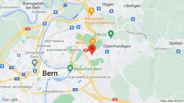 Map of the area around Libellenweg 10, 3006 Bern, Switzerland