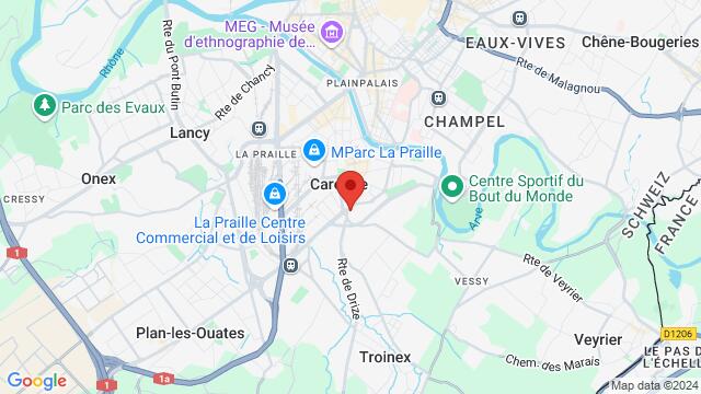 Map of the area around Place du Rondeau 3, 1227 Carouge Genève, Suisse,Carouge, Switzerland, Geneva, GE, CH