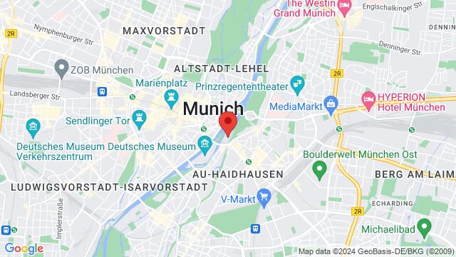 Mapa de la zona alrededor de Zellstraße 4, 81667 München, Deutschland,Munich, Germany, Munich, BY, DE