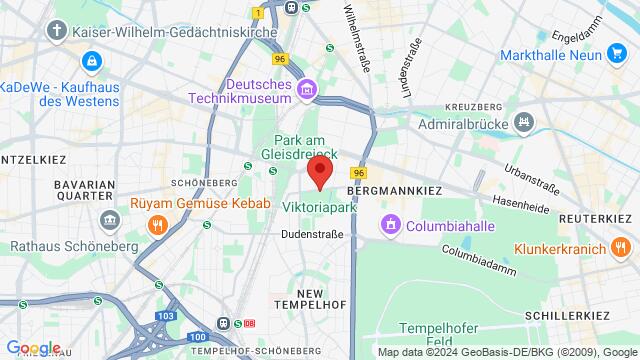 Map of the area around Kreuzbergstraße 62,Berlin, Germany, Berlin, BE, DE