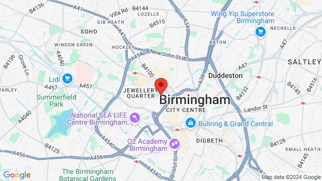 Map of the area around 28d Ludgate Hill, Birmingham, B3 1, United Kingdom,Birmingham, United Kingdom, Birmingham, EN, GB