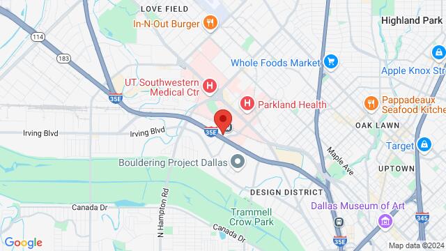 Map of the area around 2600 North Stemmons Fwy #188, 2600 North Stemmons Fwy #188, Dallas, TX, 75207, United States