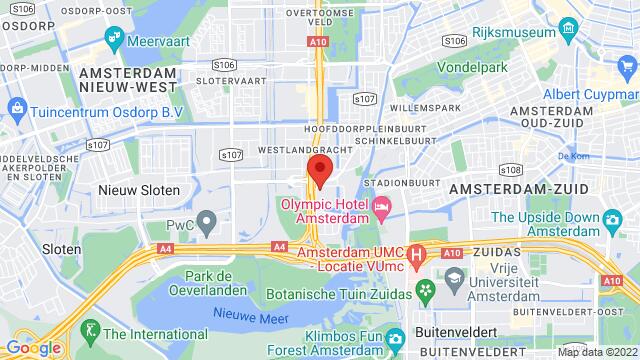 Map of the area around Anthony Fokkerweg 3, Amsterdam, The Netherlands